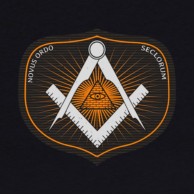 Freemason Masonic Member Square & Compass by Foxxy Merch